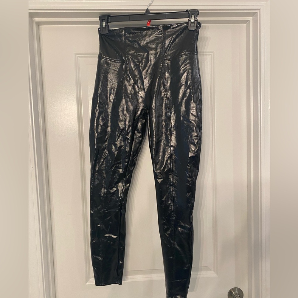 Spanx Faux Patent Leather leggings